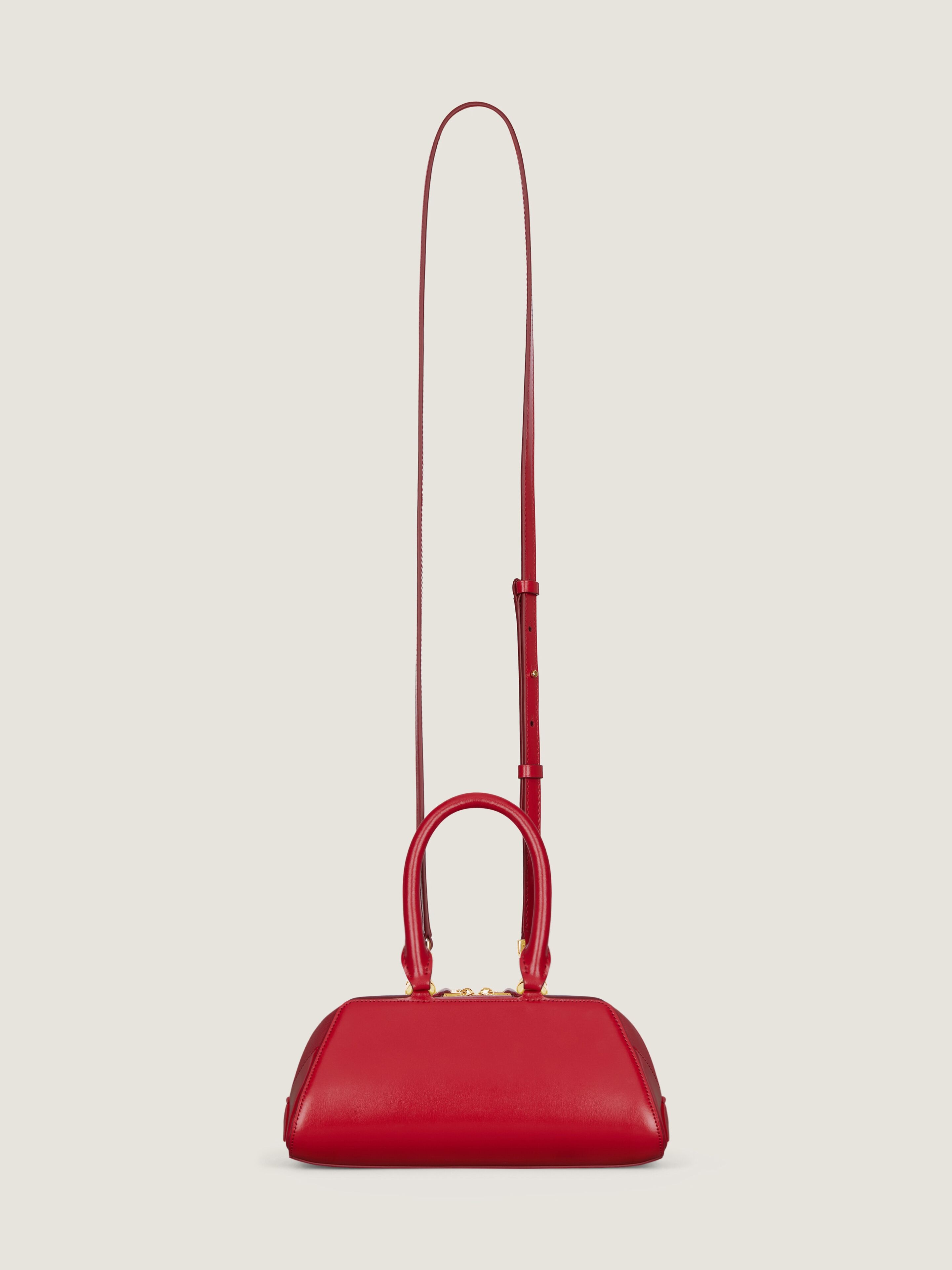 Mini Antigona East-West bag in Box leather